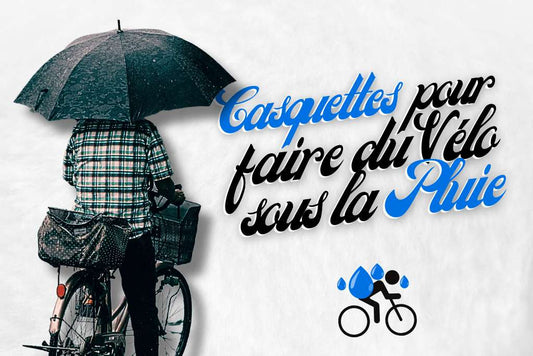 Casquette pour faire du vélo sous la pluie