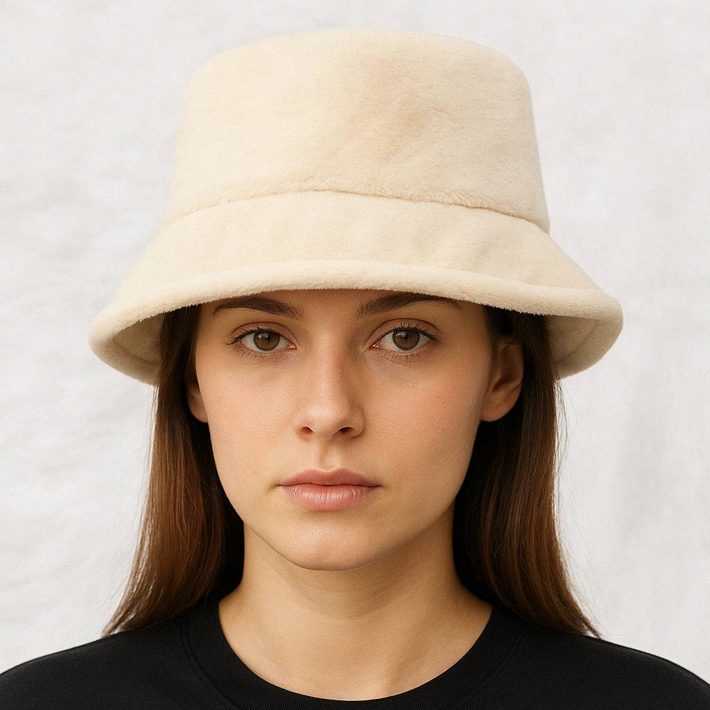 Une femme porte le Bob Fourrure Femme