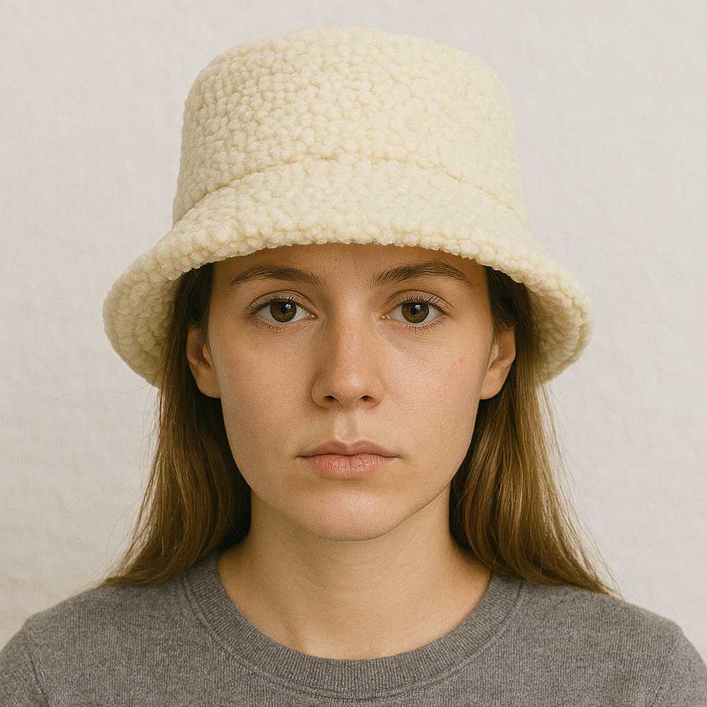 Une femme porte le Bob Mouton