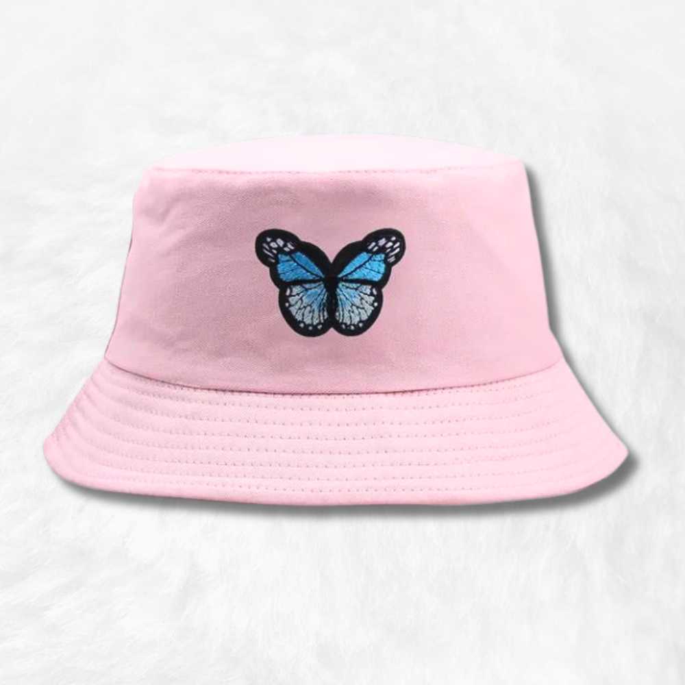 Bob papillon rose.