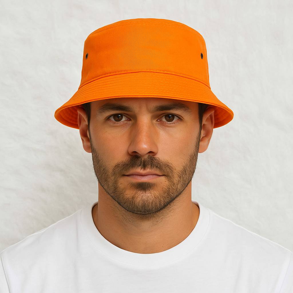 Un homme porte Bob Fluo
