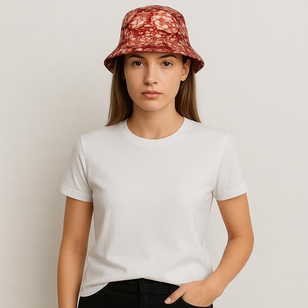 Une femme porte le Bob Saucisson