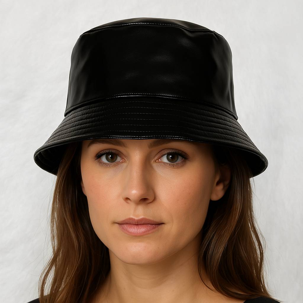 Une femme porte le Bob Vinyle