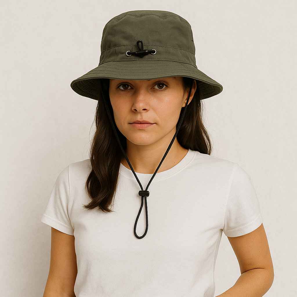 Une femme porte le Bob de Sport