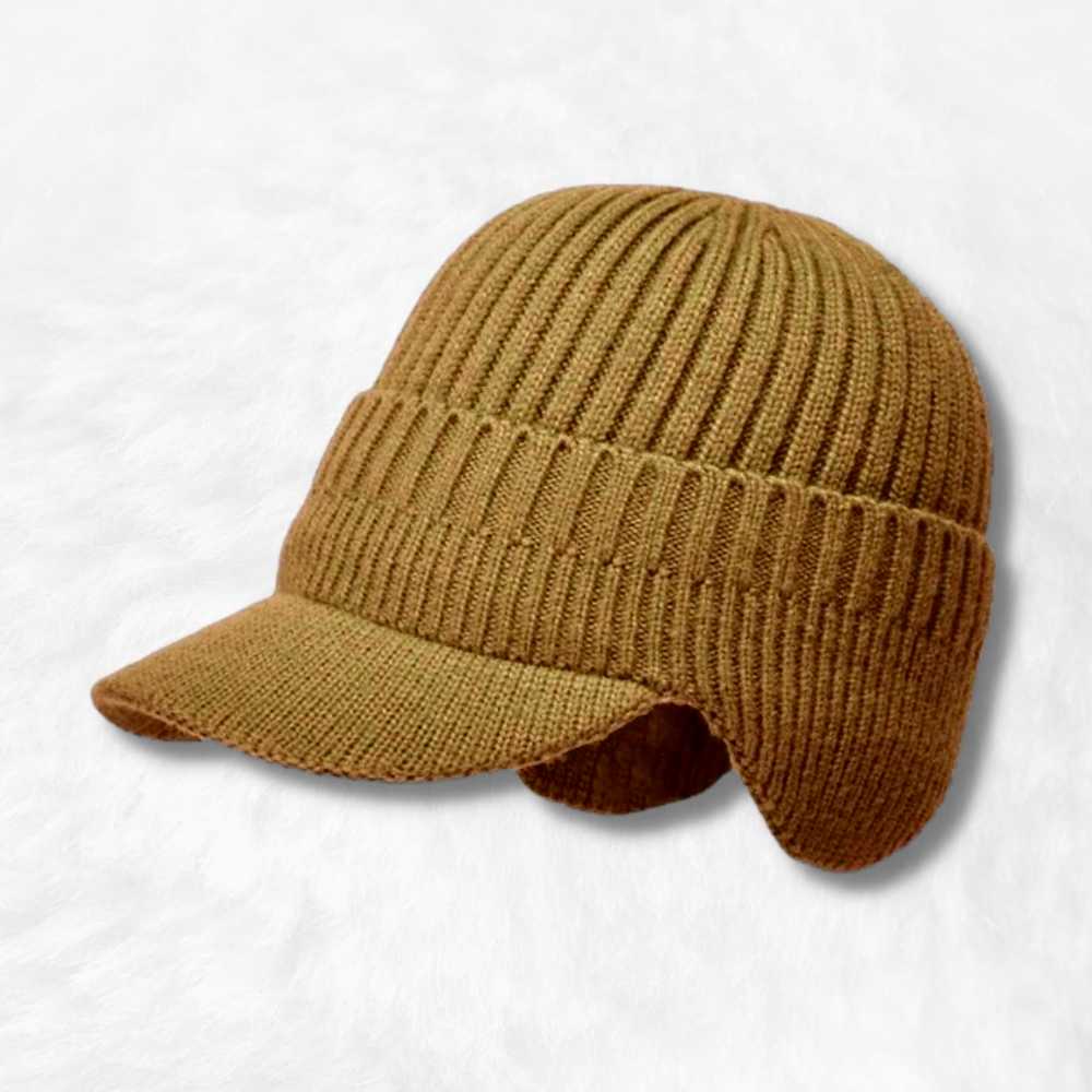 Bonnet casquette Beige.