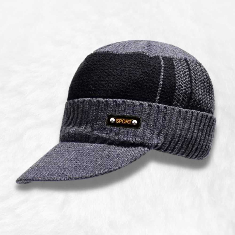 Bonnet Casquette Sport gris.