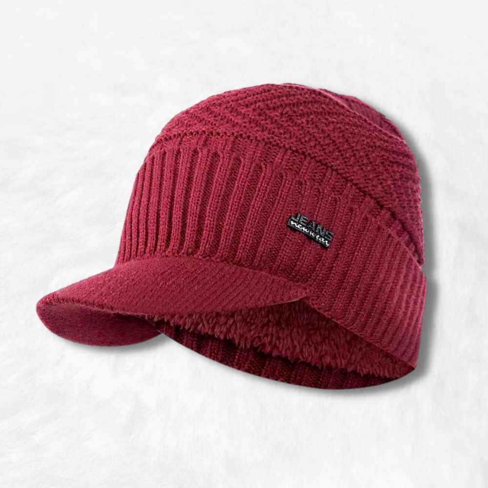 Bonnet Visière Rouge.