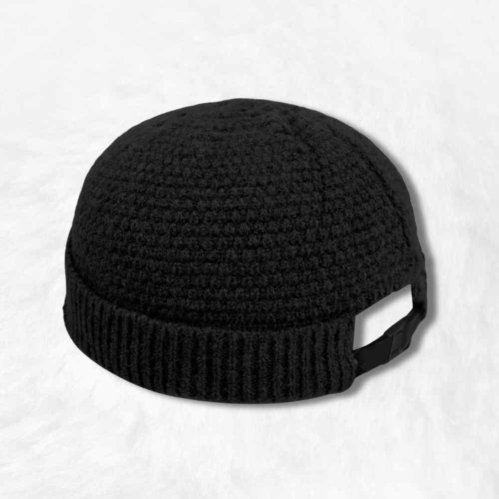 Bonnet Docker Souple noir