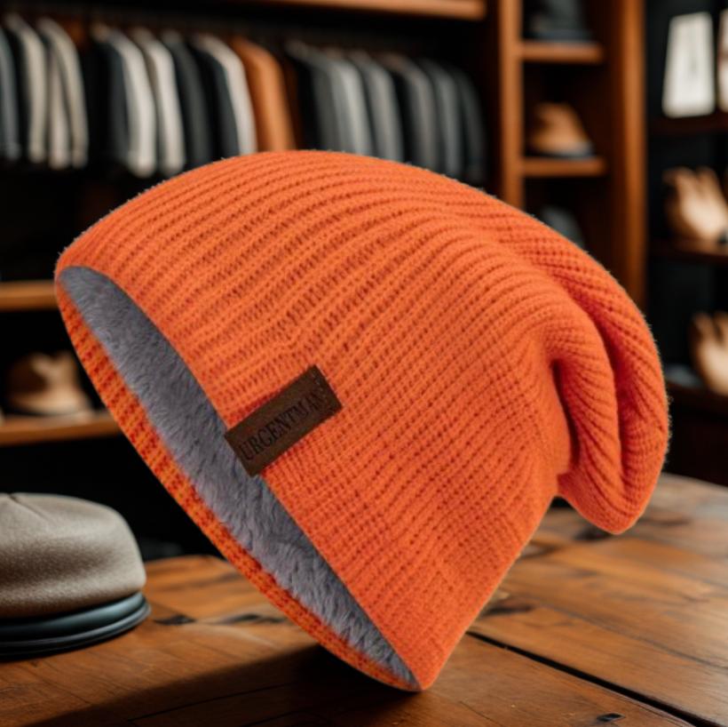 Bonnet long orange fluo