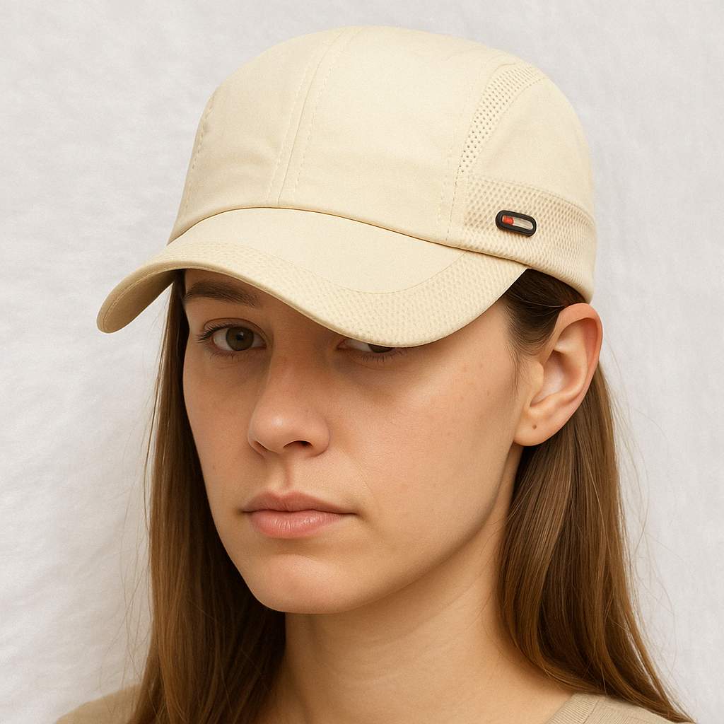 Une femme porte la Casquette Femme Sport