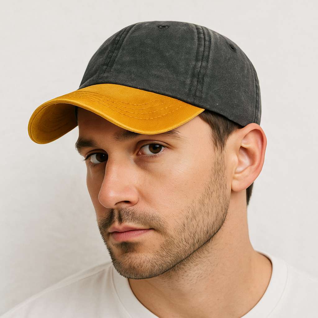 Un homme porte la Casquette Jean Golden