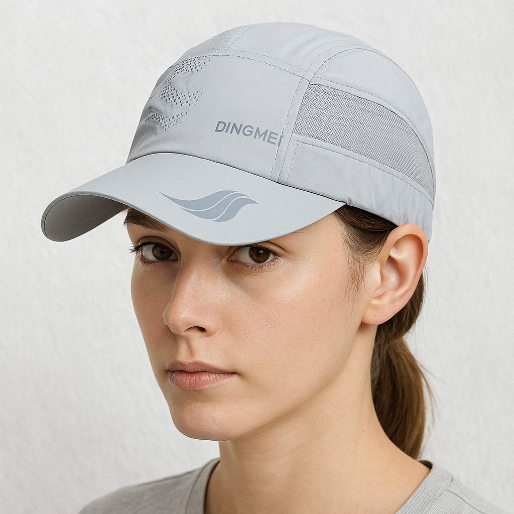 Un femme porte le Casquette Trail Femme