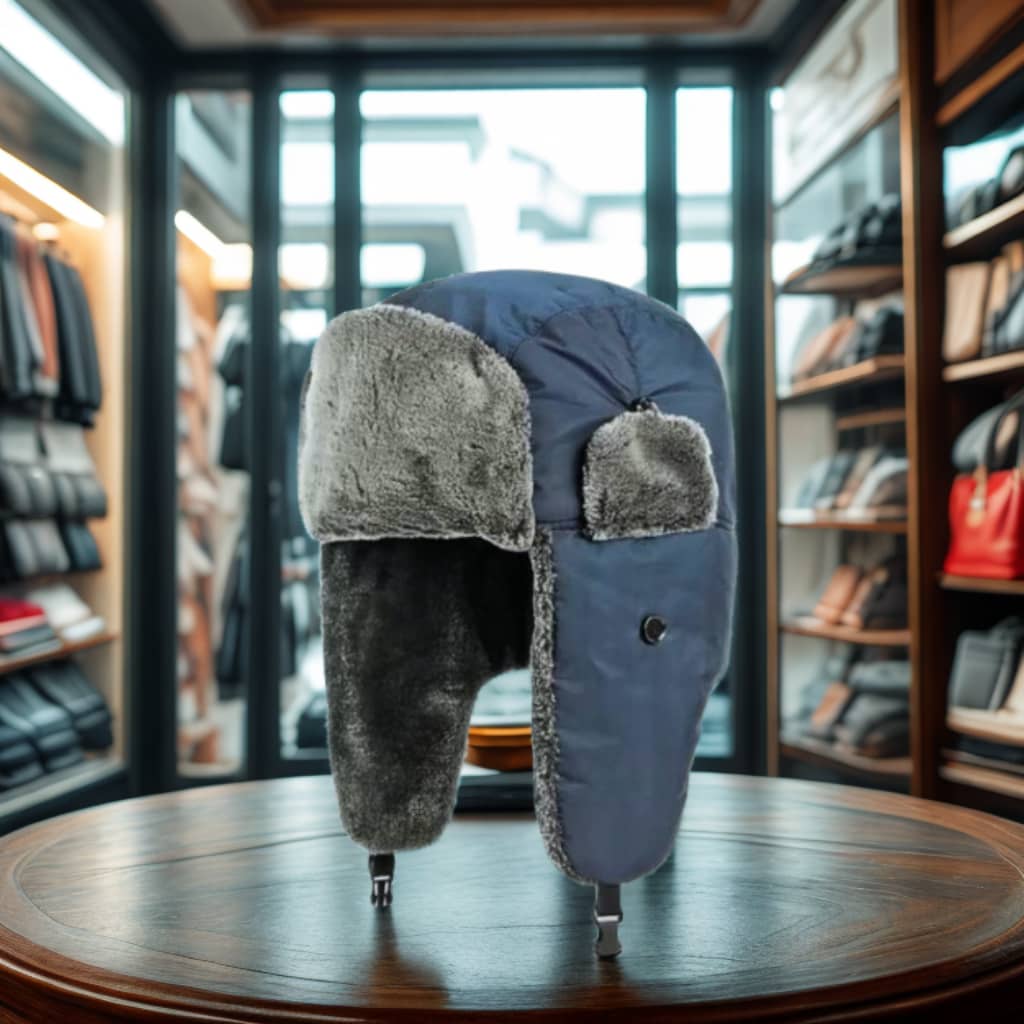 Chapka Ushanka Bleu !
