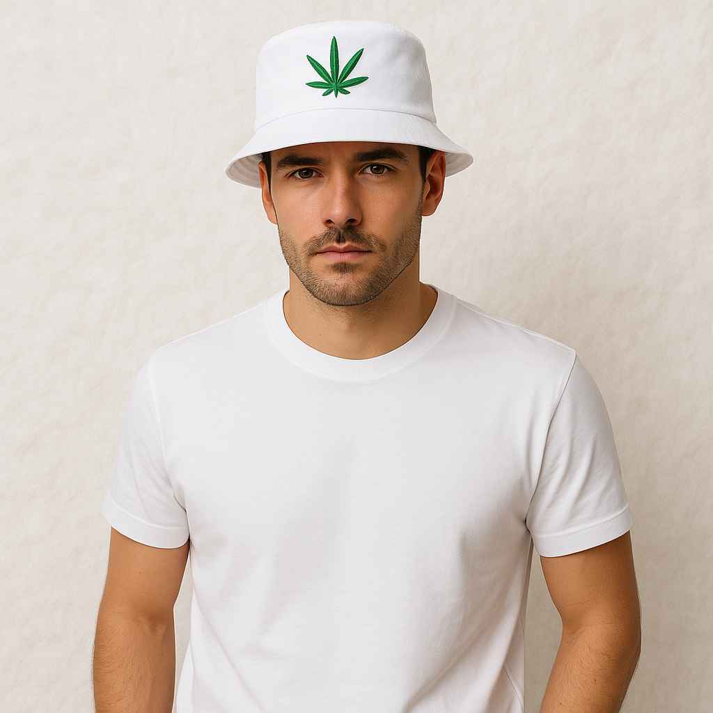 Un homme porte le Bob Cannabis
