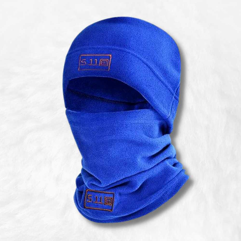 Bonnet Cagoule Polaire en Bleu.