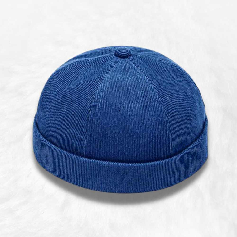 Bonnet Docker Bleu.