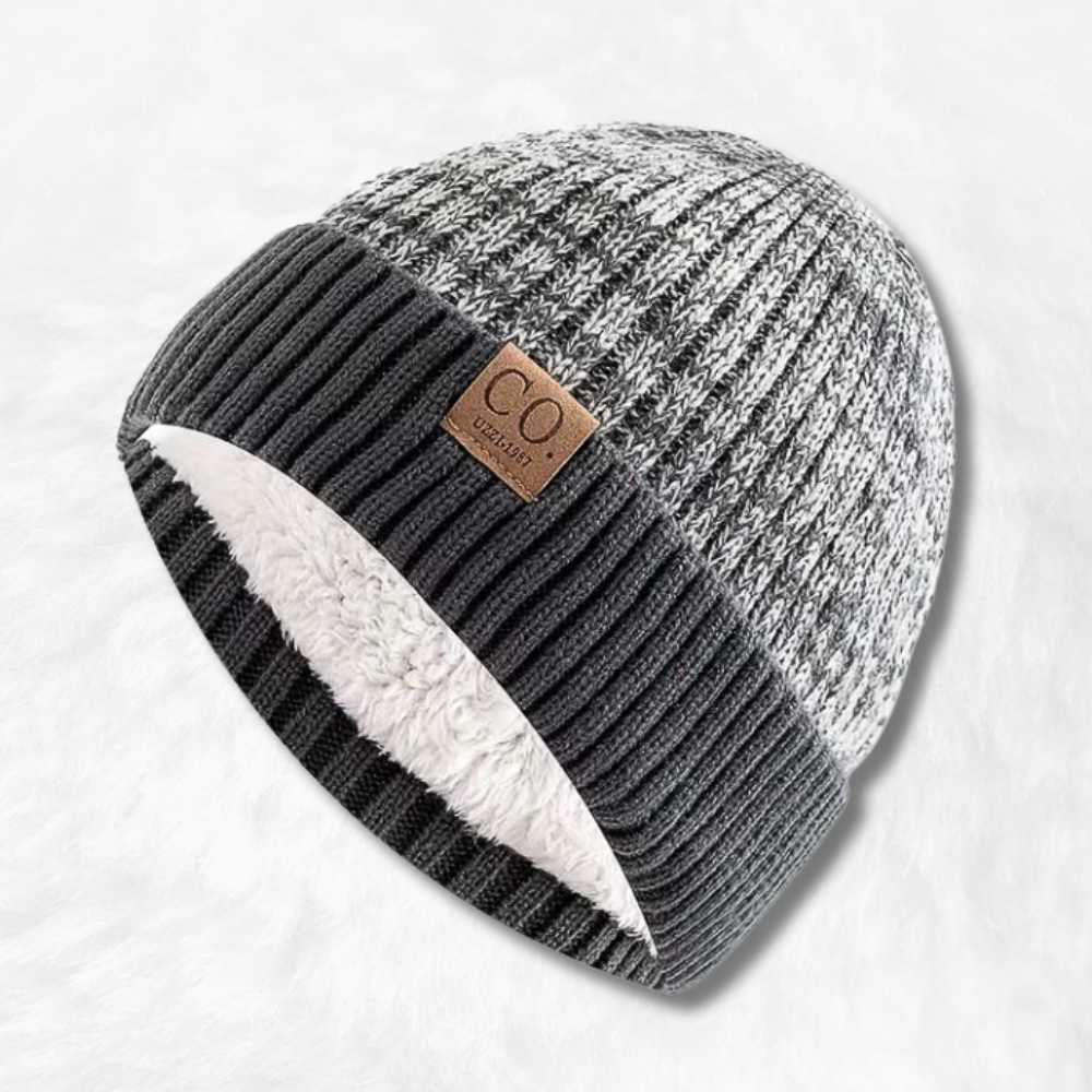 Bonnet Doublé Polaire Homme Gris
