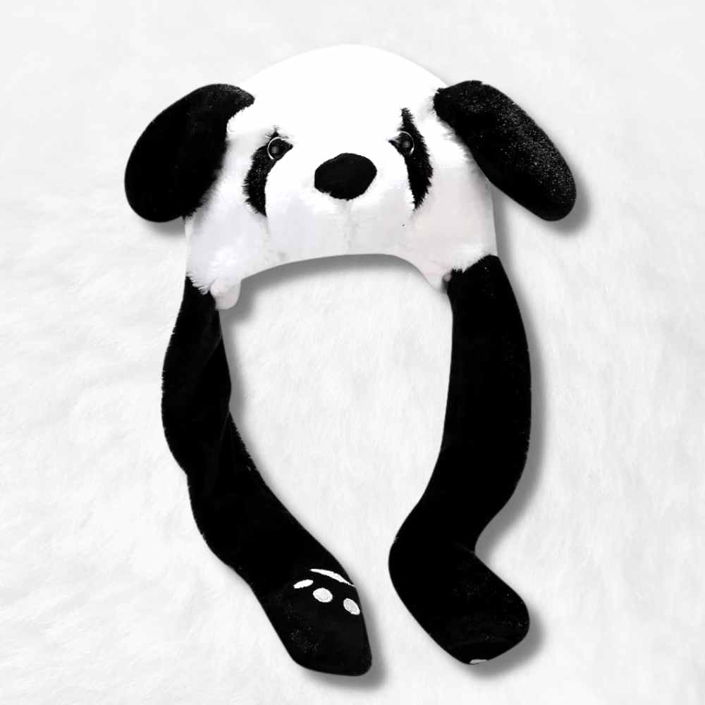 Bonnet Panda Oreille Qui Bouge - Cache Oreille