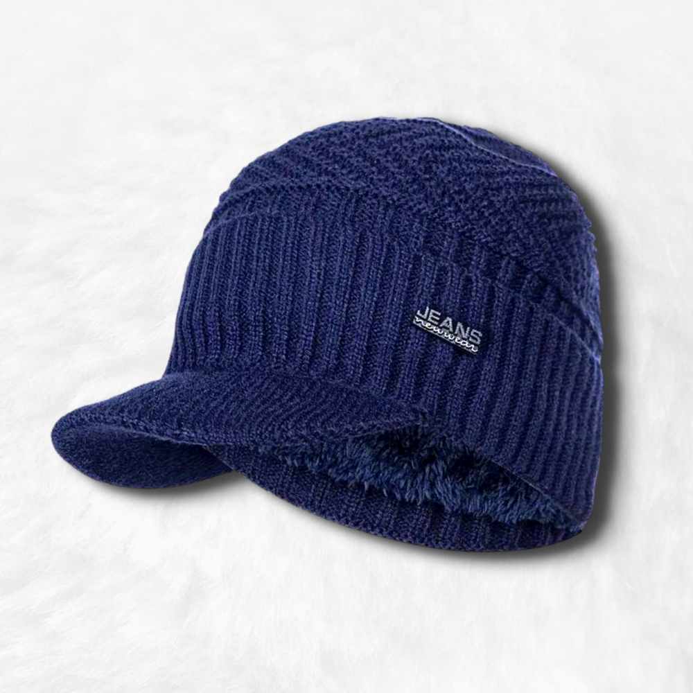 Bonnet Visière Bleu.