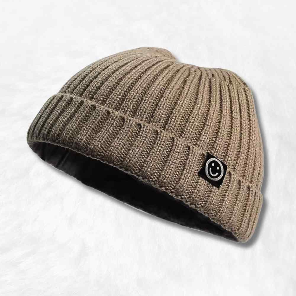 Bonnet Court Femme taupe