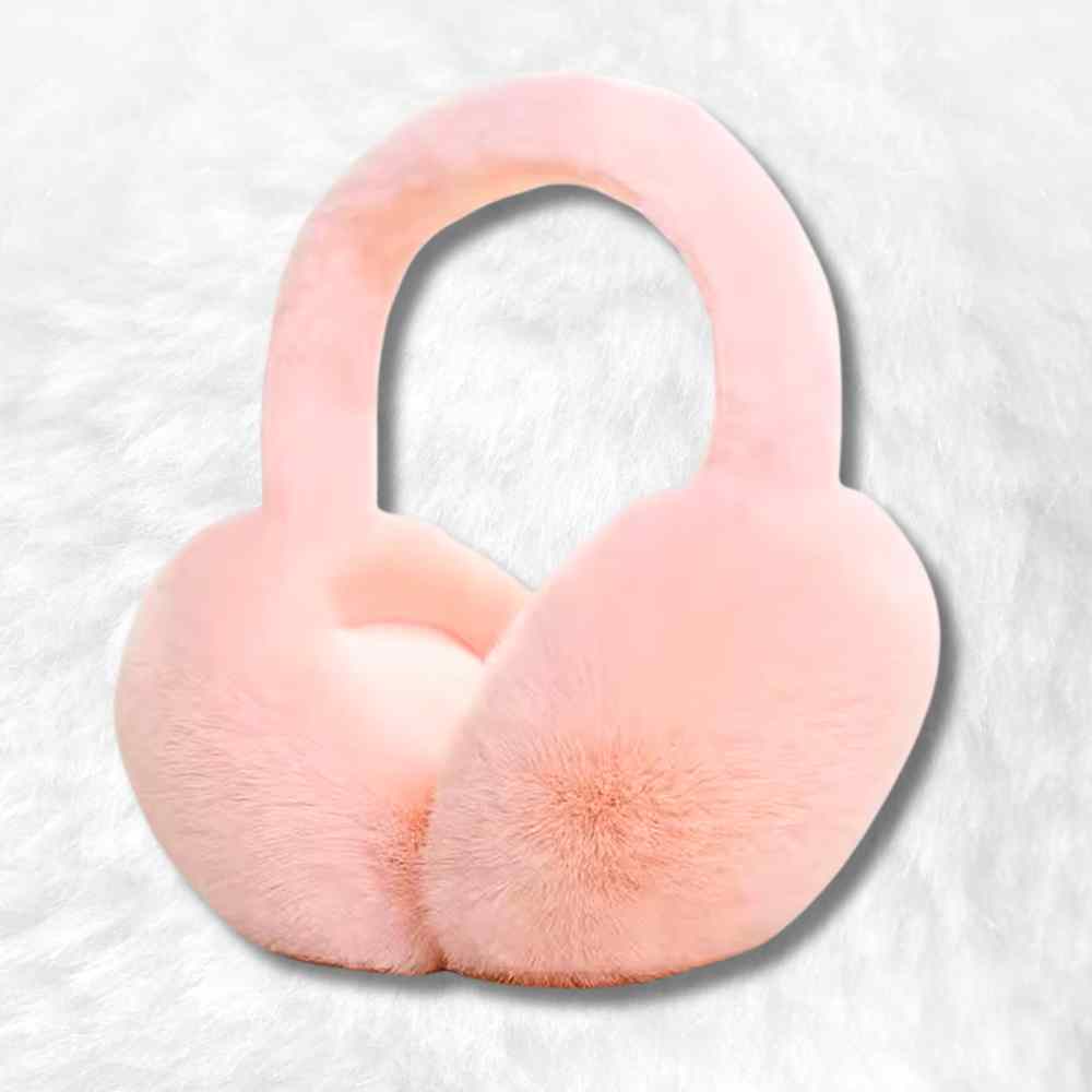 Cache Oreille Moumoute rose