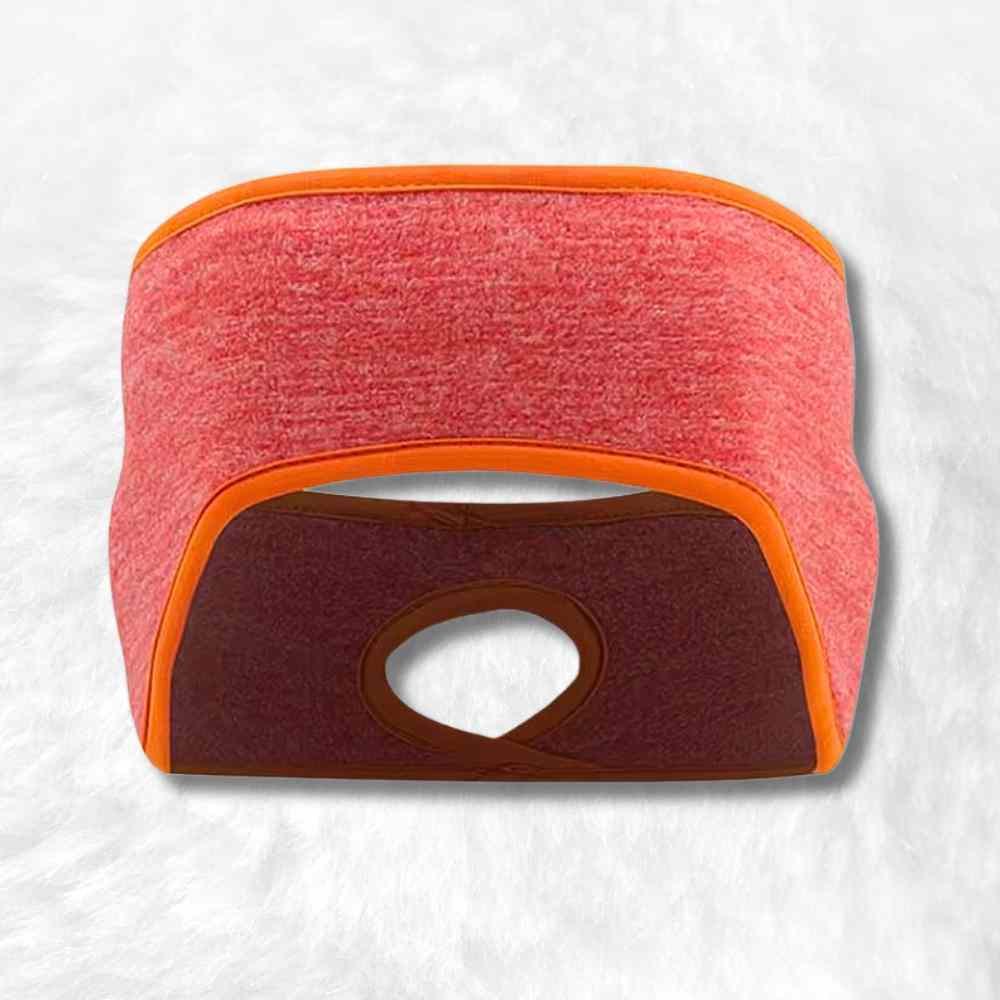 Cache Oreille Sport Femme orange