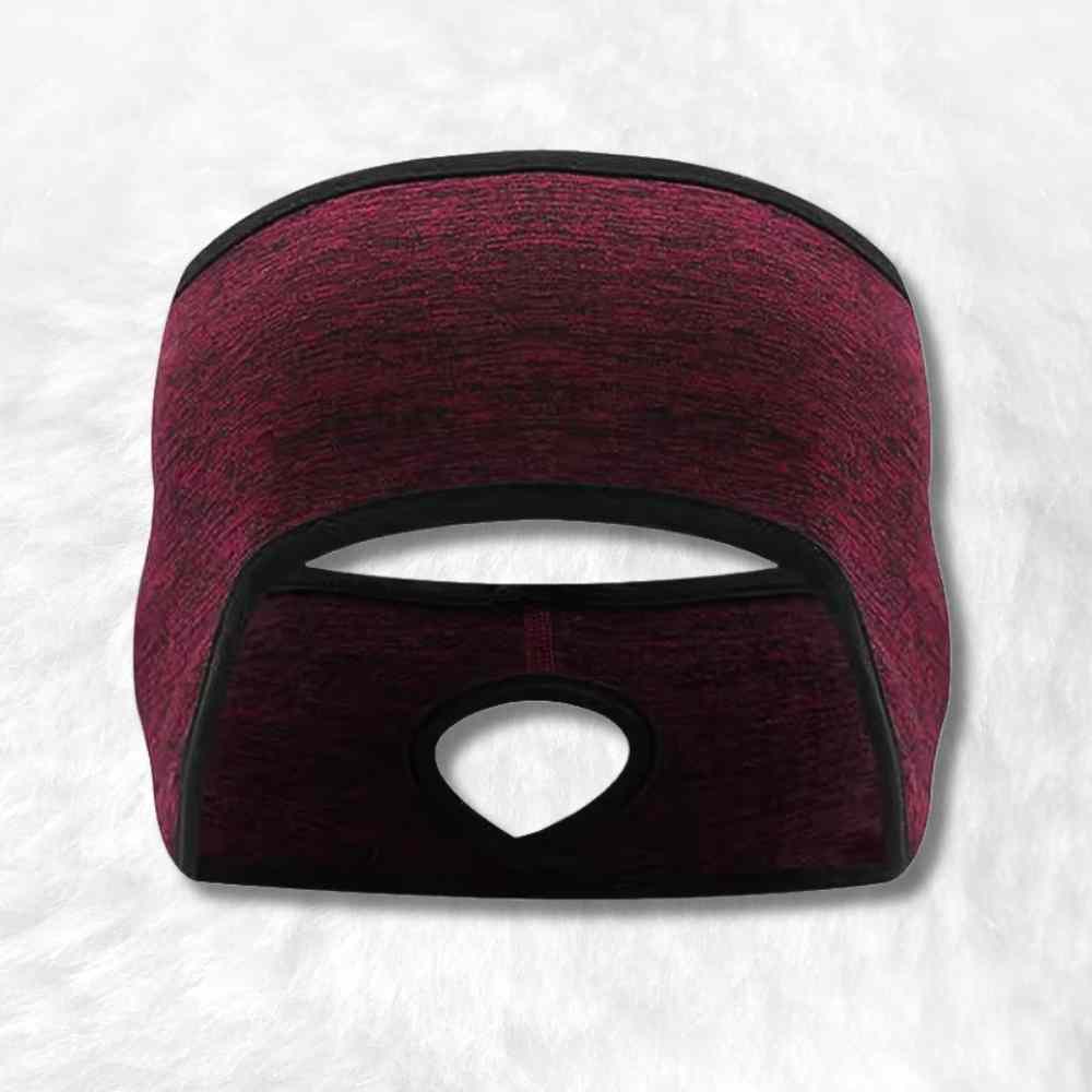 Cache Oreille Sport Femme rouge