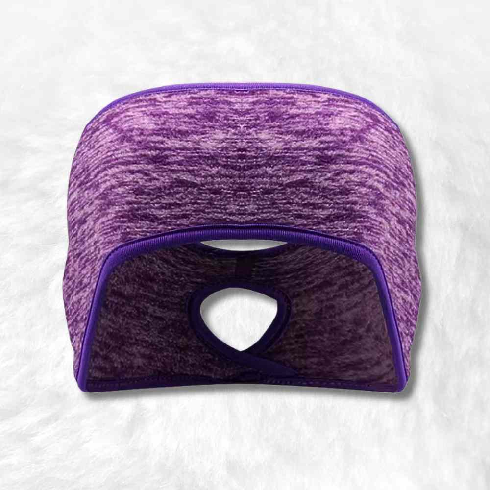 Cache Oreille Sport Femme violet