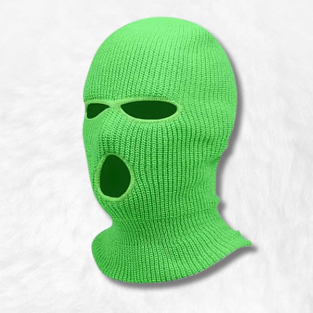Cagoule 3 Trous Verte Fluo