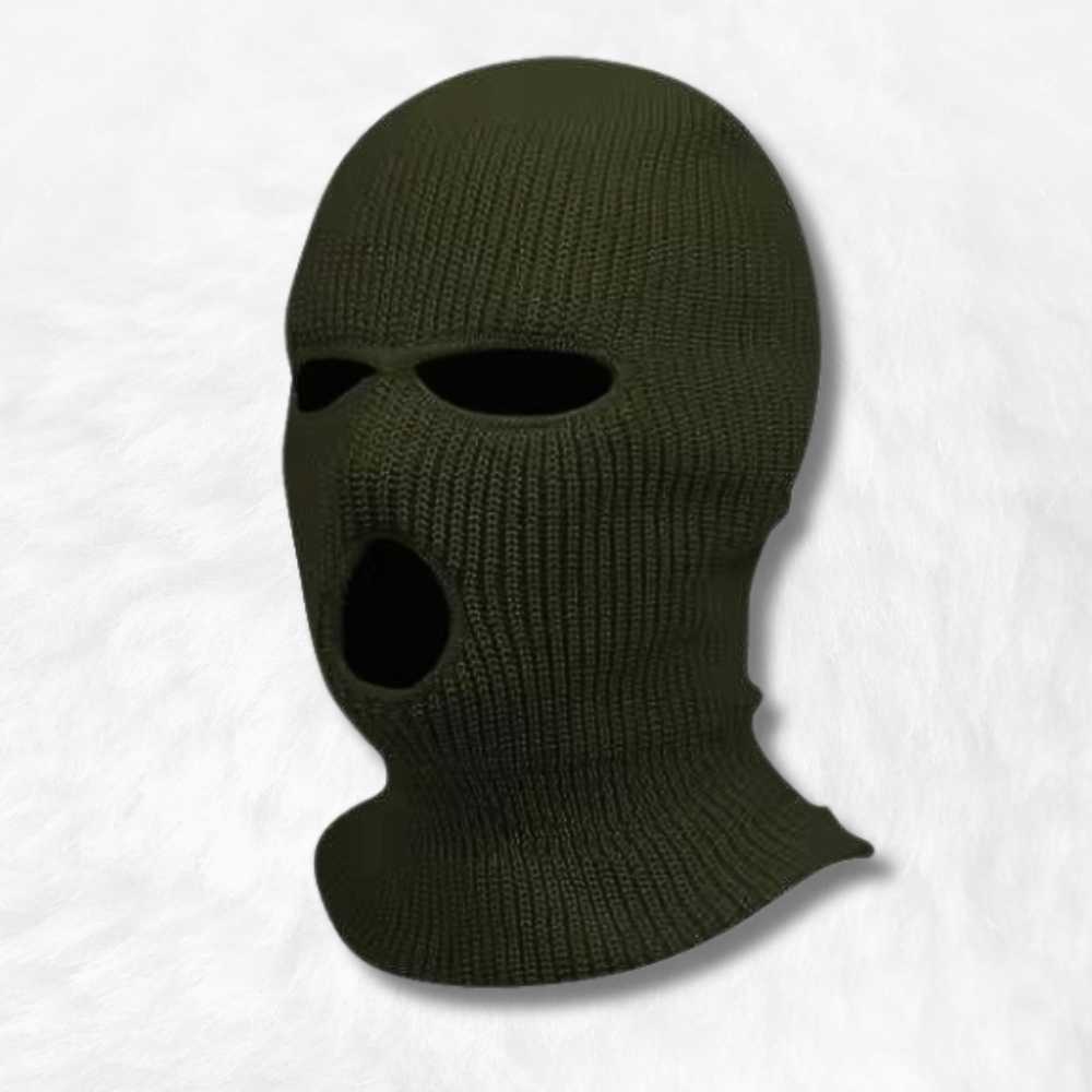 Cagoule Homme 3 Trous Verte