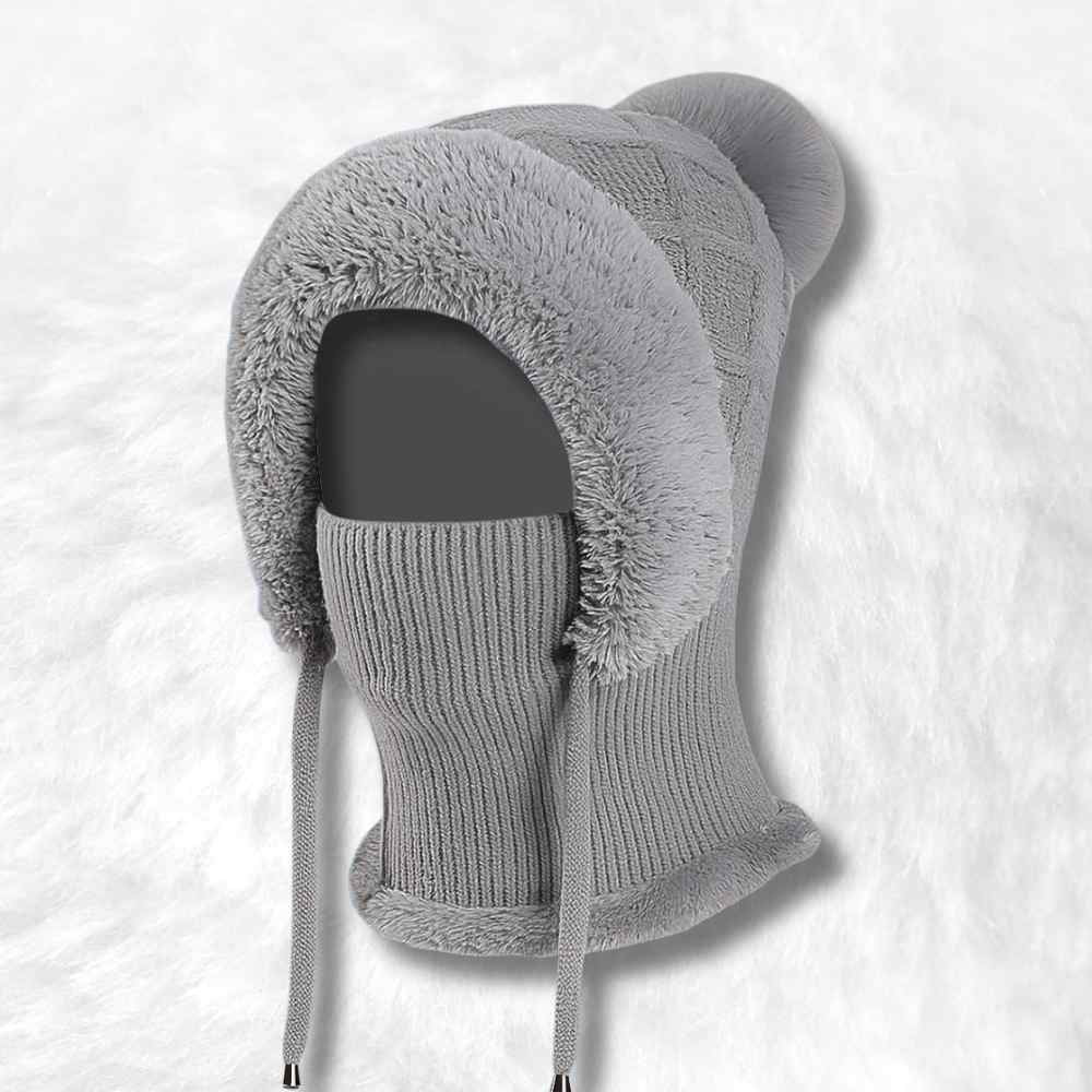 Cagoule Bonnet Femme gris