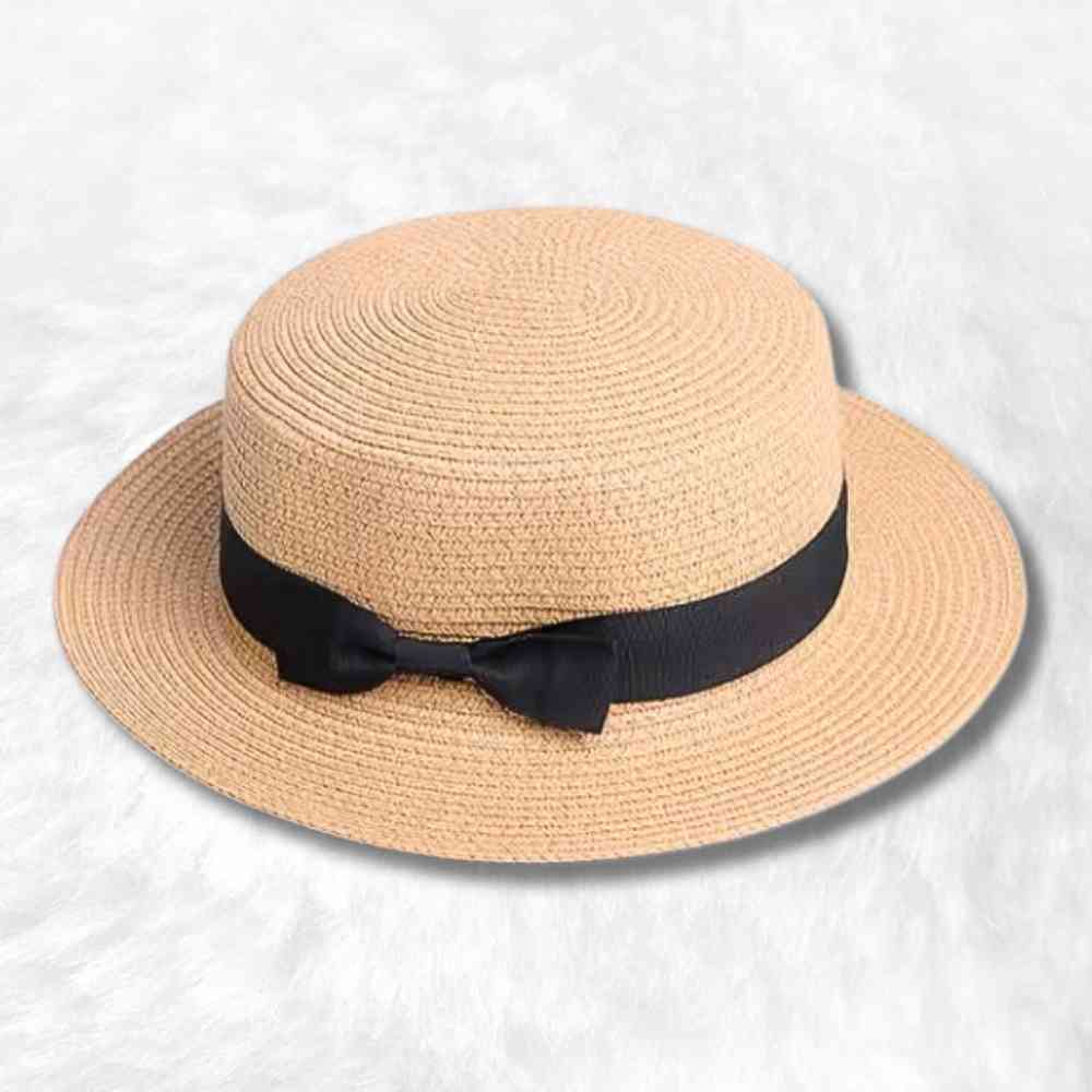 Canotier Homme de Paille beige