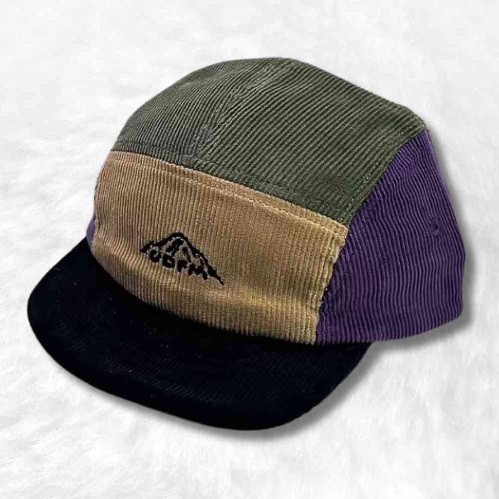 Casquette 5 Panel Outdoors Velours beige