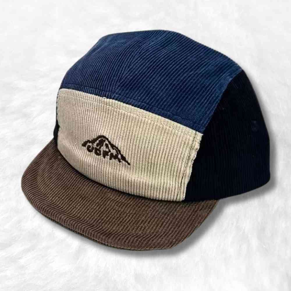 Casquette 5 Panel Outdoors Velours Crème