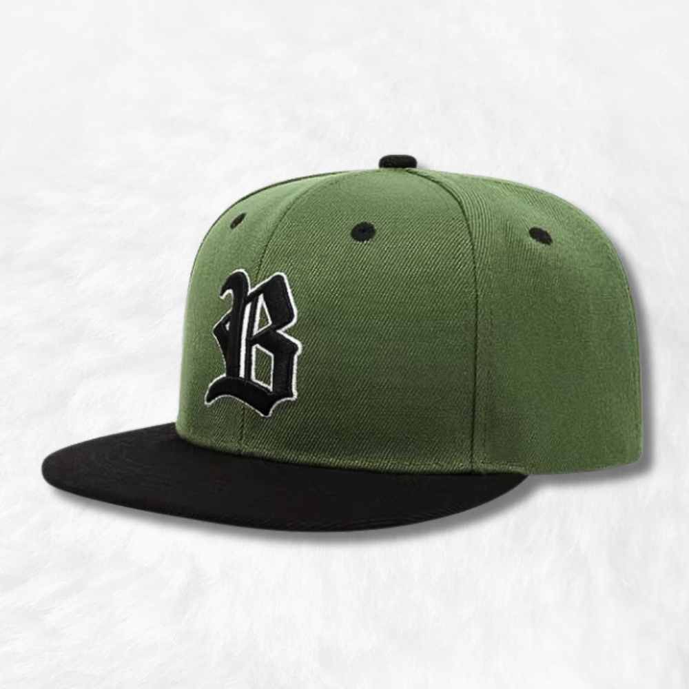 Casquette Basket Snapback verte
