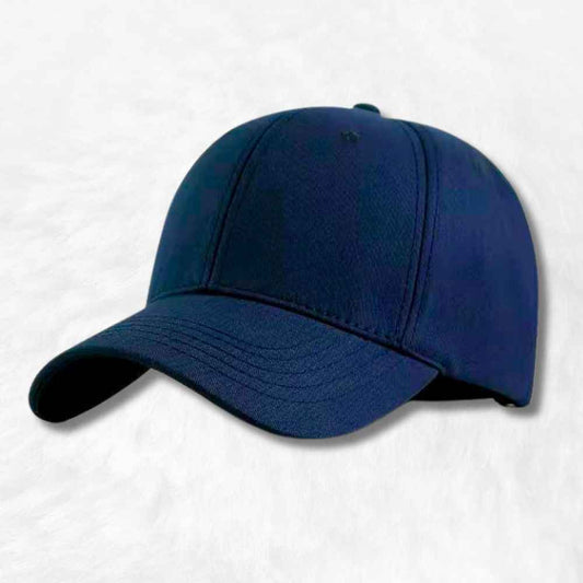 casquette grande taille en bleu marine