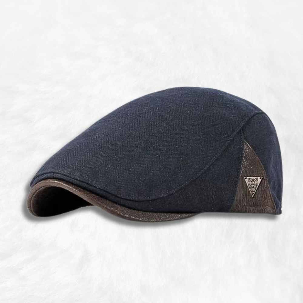 Casquette Plate Homme Bleu