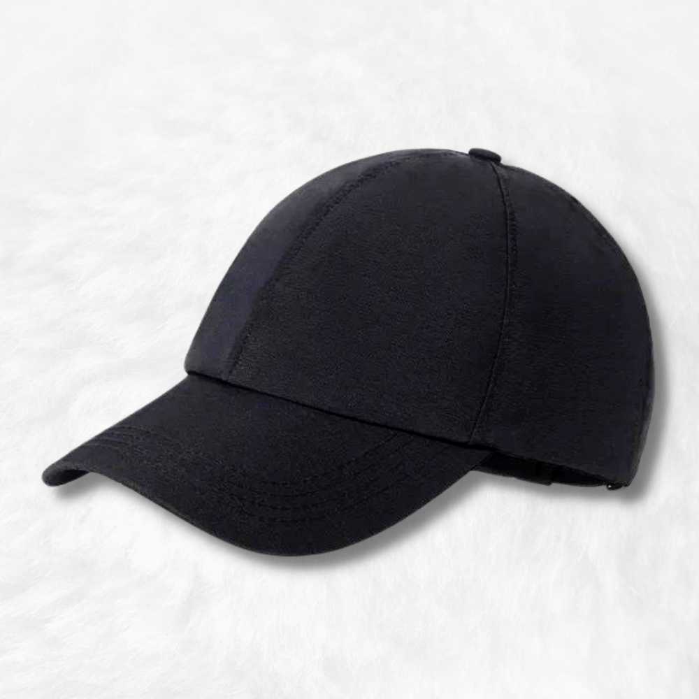 Casquette Imperméable noir.