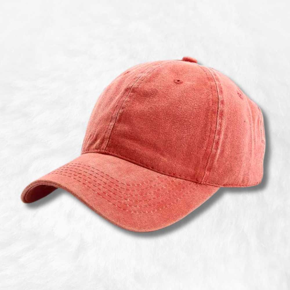 Casquette de Pêche Ponytail Pour Femme Patch Saumon