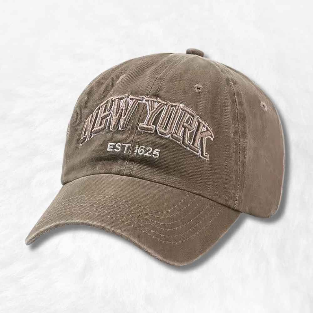Casquette New York Marron
