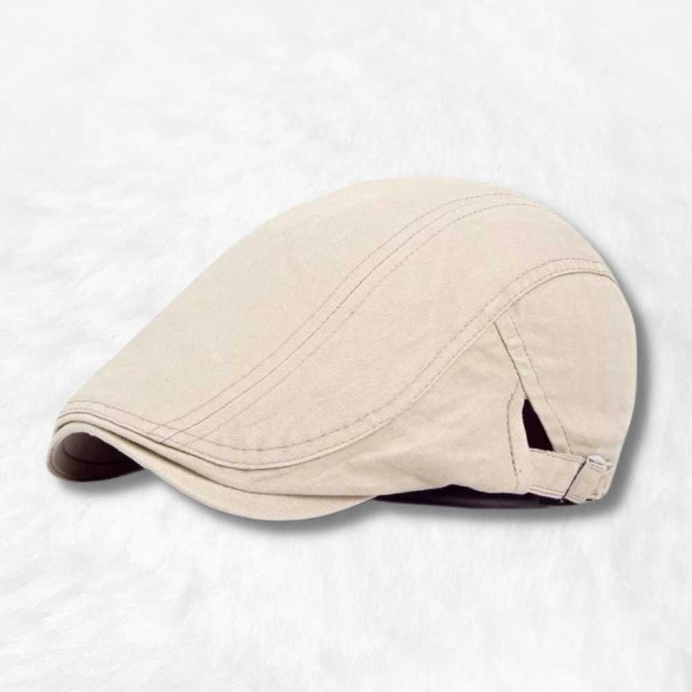 Casquette Plate Ajustable Beige.