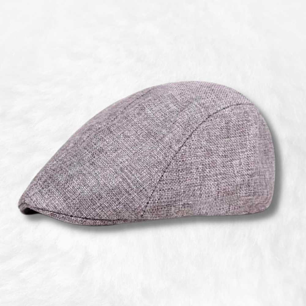 Casquette Plate Été Homme Gris.