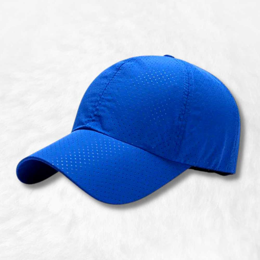 Casquette Running Bleu Électrique.