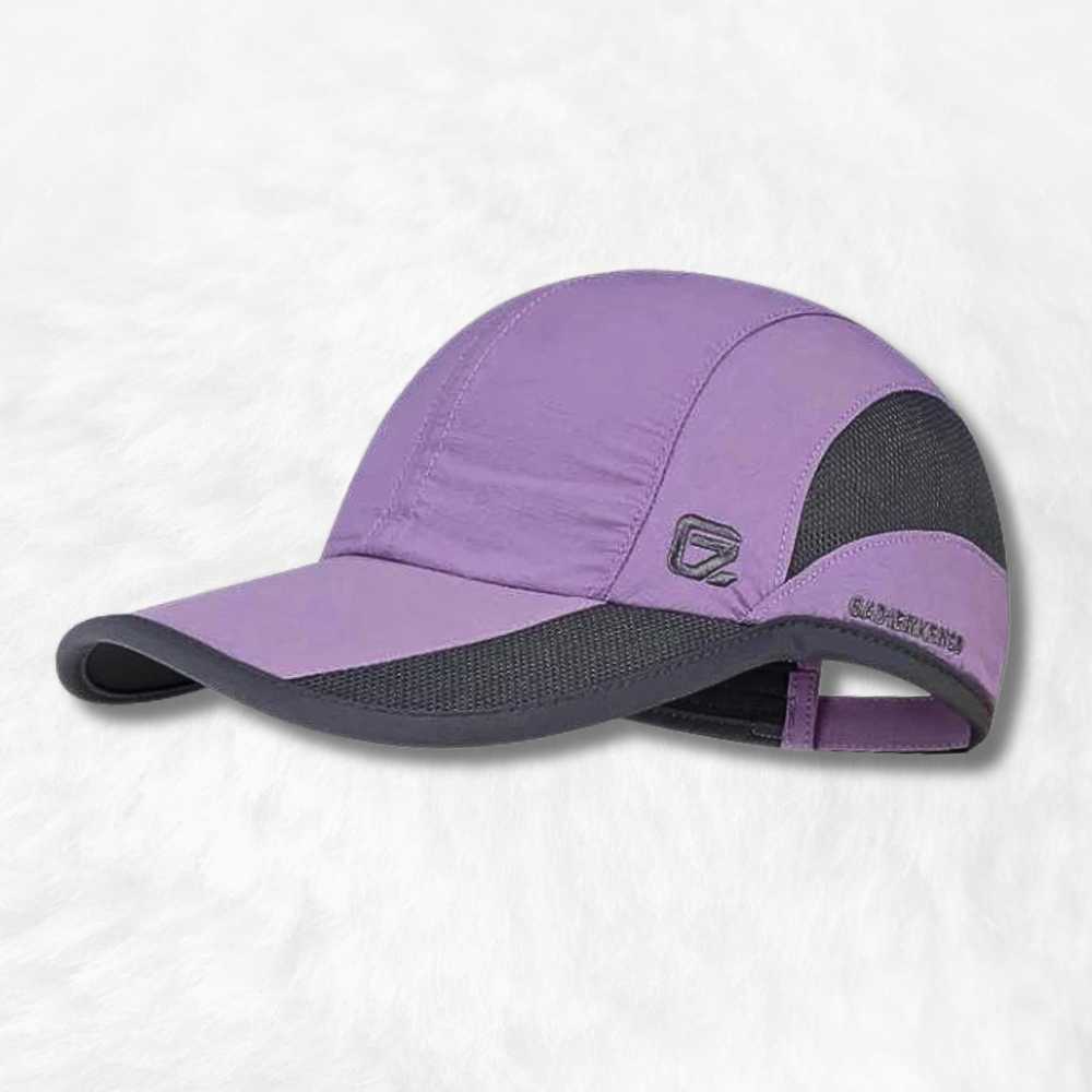 Casquette Trail Violette.