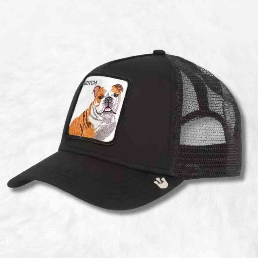 Casquette Trucker Chien noir