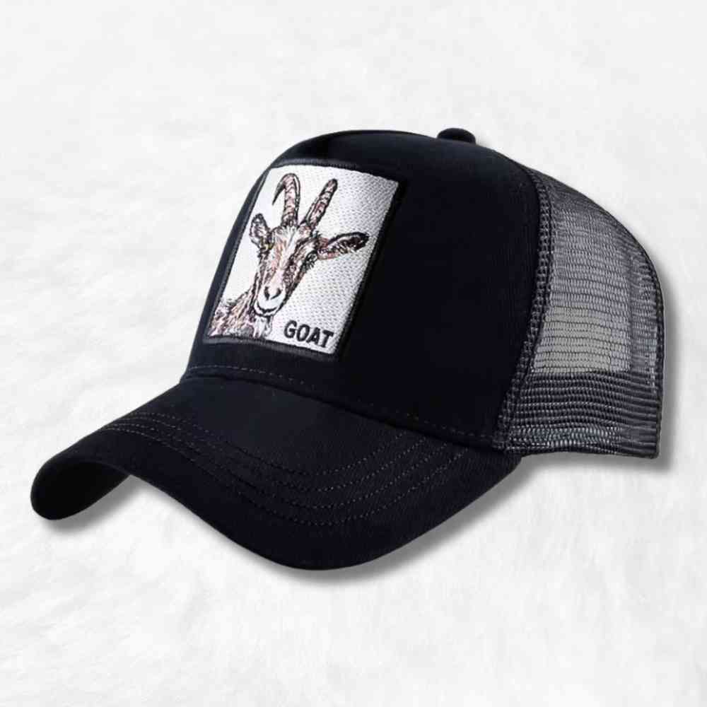 Casquette Trucker Goat noir