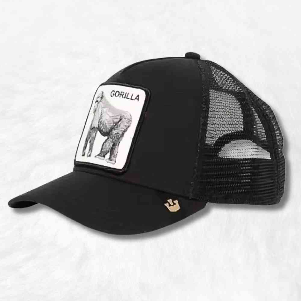 Casquette Trucker Gorille noir