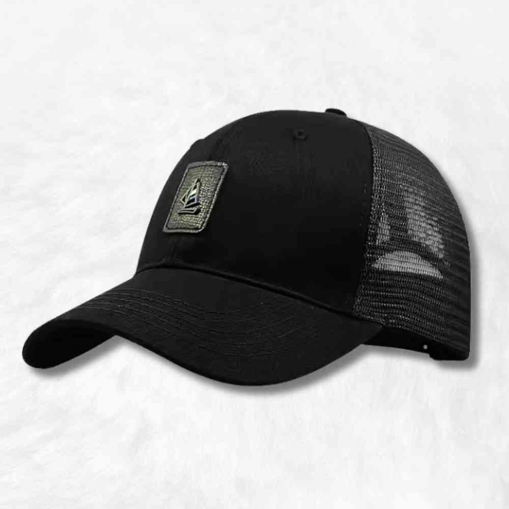 Casquette Trucker Grande Taille 65 cm noir