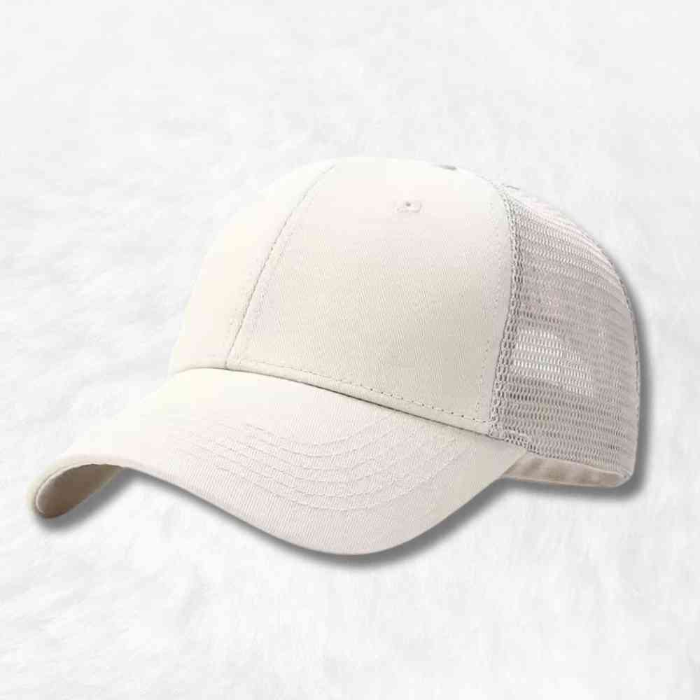 Casquette Trucker Grande Taille beige