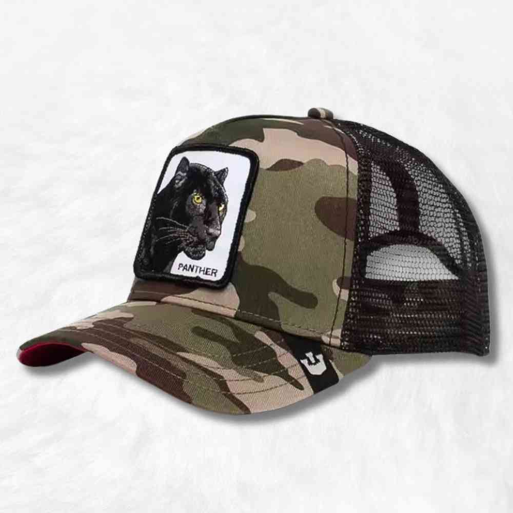 Casquette Trucker Homme Panthère camouflage